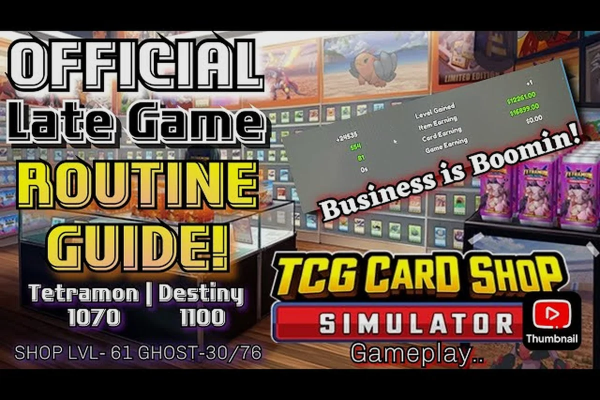 TCG Card Shop Simulator Endgame-Leitfaden: Reichtum & Turniere