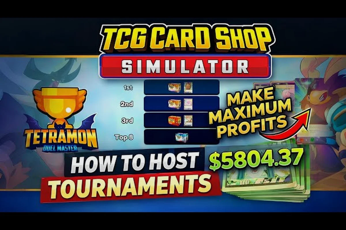 TCG Card Shop Simulator Turnierausrichtung: XP